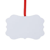 sublimation blank plastic rectangle decoration